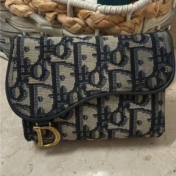 Dior Monogram Canvas Wallet - Picture 1 of 8